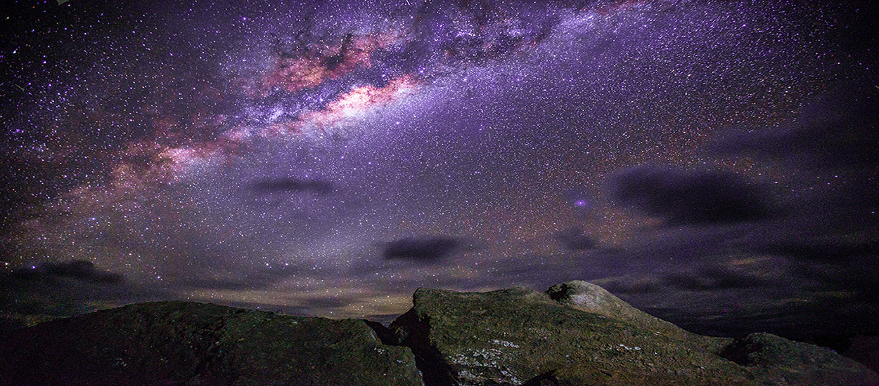 banner image of the milky way